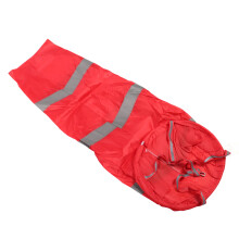 Roter Polyester-Windsock 100cm Außen-Windrichtungsanzeiger für Landwirtschaft und Industrie
