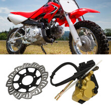 Rear Hydraulic Disc Brake Caliper Set for CRF50/70 with Discs, Metal Alloy