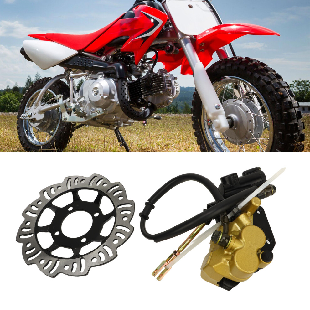 Rear Hydraulic Disc Brake Caliper Set For Crf50/70 With Discs, Metal Alloy 8731369241385