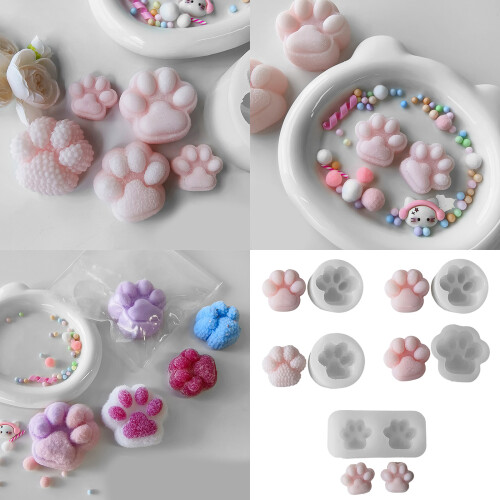 Multipurpose Cats Paws Sturdy Silicone Molds Craft-1190 1