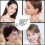 Elegant Screw Backs Replacements Fashionable Earplug-Silver 7