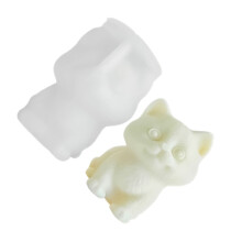 Practical Silicone Ornament Mold Cats Shaped Rebound-5087