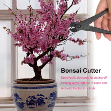 Unelte pentru bonsai: tăietor concav profesional, confort ergonomic și deteriorare minimă pentru tăieturi plăcute din punct de vedere estetic,