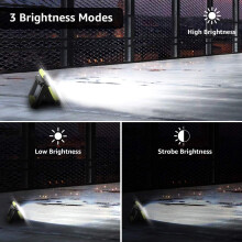 High Power LED Work Light, USB Rechargeable Portable Work Task Lamp with Power Bank Function for Outdoor Activities