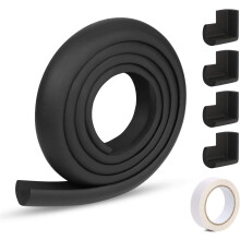 Barriera di sicurezza per mobili per bambini, protezione per angoli con schiuma di gomma densa, impermeabile e resistente all'olio, facile