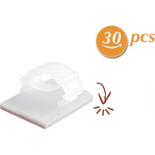Supports de câbles pour l'organisation du bureau à domicile, gestion des câbles avec application sur surfaces propres pour un rangement efficace