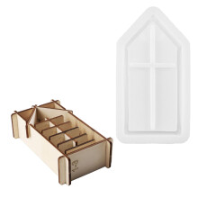 Hollow House Candlestick Molds Hollow Church Candle-1 style
