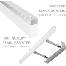 Lámpara de tocador de baño de fácil instalación, iluminación de pared de bajo consumo, iluminación moderna para tocador, antivaho, segura para