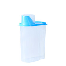 Recipiente hermético para comida de mascotas con protección contra la humedad, fabricado con plástico transparente y libre de BPA, diseño de