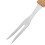 Ensemble d'outils de barbecue avec manche en bois, ustensiles de 5