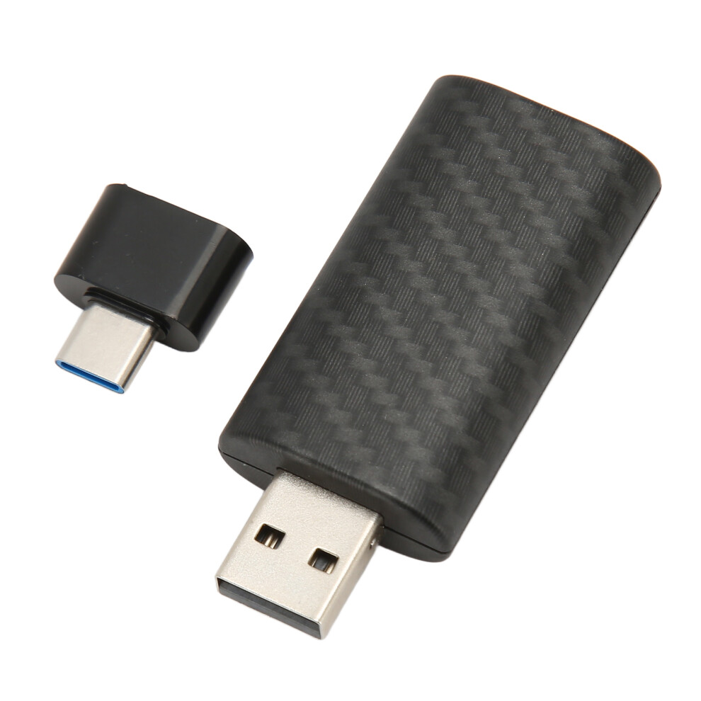 Wireless Carplay Adapter Usb Dongle For Apple Vehicles Â Plug & Play Carbon Fiber 9441369242389