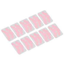 10 Pairs Reusable Silicone Under Eye Patches for Eyelash Extensions, Pink