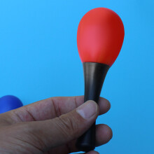 Kinder-Maracas Feiertags-Party-Shaker 25 cm Rote Hand-Percussion-Spielzeug