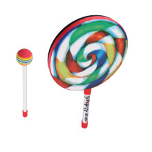 Kinder-Regenbogen-Handtrommel 8 Zoll Percussion-Instrument für musikalisches Lernen
