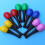 Kindergelbe Plastik-Maracas, Feiertagsparty, Handperkussionsinstrument 5