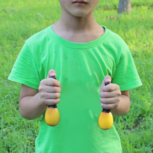 Πλαστικός αναδευτήρας αυγών για μουσικό παιχνίδι, κουδουνίστρα από συνθετικό 2