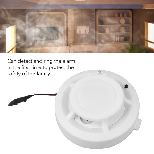 Reliable 9V Smoke Alarm Detector with Easy Installation Design 2