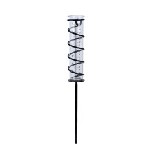 Unique Cast Iron Bird Stake, Decorative Outdoor Garden Rain Gauge With Clear 7 Inch Glass Tube Measurement, Easy To Clean Accurate Rainfall Meter, Rea