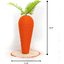 Griffoir contemporain pour chat, en corde de sisal naturel pour chats d'intérieur, conçu pour s'intégrer à la décoration intérieure, protéger