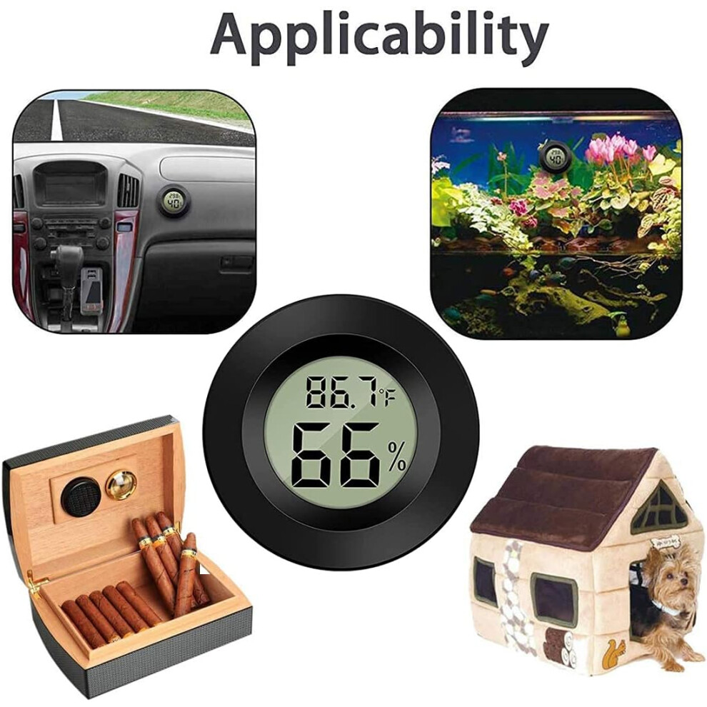 Hygrometer Thermometer, Your Essential Companion for Indoor Humidity Monitoring, Two In One Meter with Instant Fahrenheit Celsius Conversion, Perfect