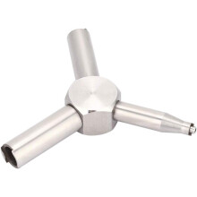 Chiave per valvola Actionunion Element per pistola softair a gas, robusta e durevole in acciaio inossidabile di alta qualità, design triangolare