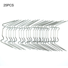 ReusableWireFixingClips for StormproofGreenhouseAccessories, StainlessSteelGreenhouseClips for Secure Gardening Projects,
