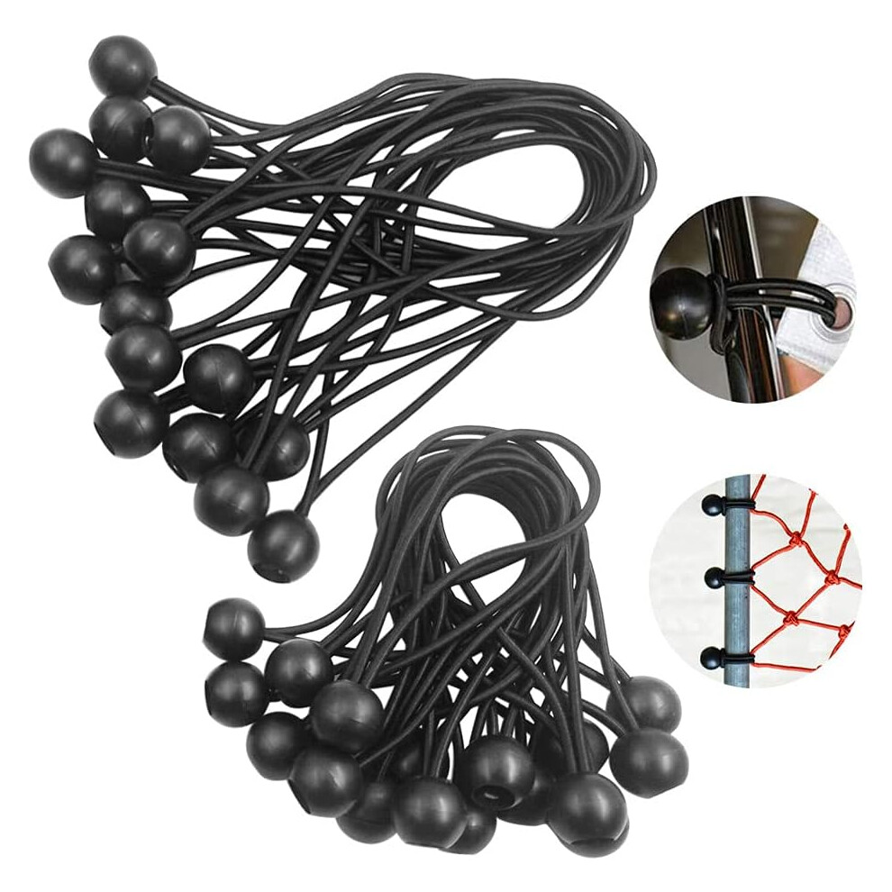 Ball Bungee Cords, Elastic String For Canopy Tarp, Easy To Use, Ideal For Outdoor Activities, And Prolonging The Life Of Your Tents 9340258545610