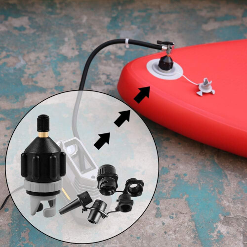 Προσαρμογέας αντλίας SUP για φουσκωτό σκάφος, προσαρμογέας βαλβίδας αέρα για 2