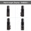Handlebar Riser Stem Adapter, Comfortable Riding Experiences With Height Adjustable Stem Riser Extension, Forged Aluminum Alloy Construction For 1-1 3