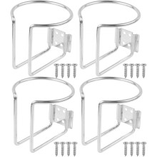 Suportes para bebidas sofisticados em aço inoxidável, design universal para todas as suas necessidades de bebidas, garantia anticorrosiva que