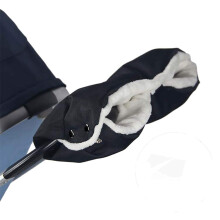 Manchons élégants pour poussette, gants épais et chauds, imperméables et antigel, installation rapide sur la poussette, doublure polaire douce,