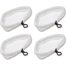 Ultrazachte stoomreiniger-dweilpads, duurzame en absorberende vervangingsdoeken voor snelle reiniging, microvezel reinigingspads voor de wasmachine