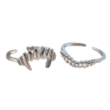 Vampieren thema split body ringen set verstelbare legering