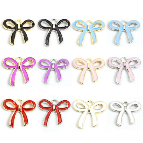100Pcs Sophisticated Butterfly Knot Accessory-White K5 J 1