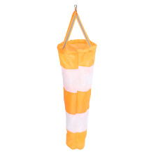 Polyester Windsock 80cm Orange zur Überwachung der Windrichtung im Freien Flughafen