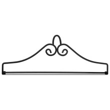 Suporte padrão para bandeira de jardim, em ferro forjado, fácil de montar e perfeito para exibir sua decoração externa favorita.