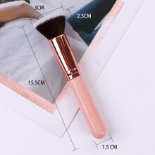 Professioneller Kosmetik-Blender, Kabuki-Pinsel mit dicken, weichen Synthetikfasern für vielseitiges Make-up, flaches Design für makelloses Ergebnis