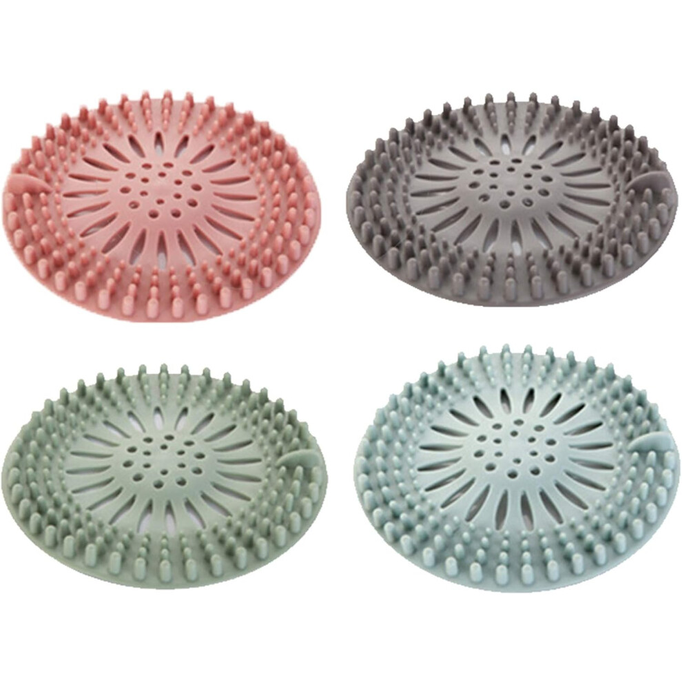 Flexible Silicone Drain Strainers, Easy To Clean & Install Hair Catcher For Your Bathroom, Bathtub, And Kitchen, Resilient Material Ensures 9004841553283