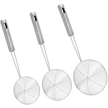 Ustensiles de cuisine asiatiques, passoire araignée en acier inoxydable pour égoutter les pâtes et les nouilles, idéale pour récupérer les