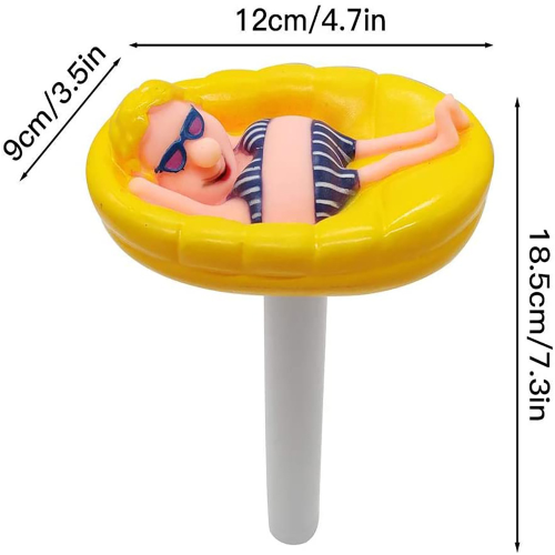 Water Watcher, Πλωτό Θερμόμετρο με Θέμα Κινούμενα Σχέδια, Υψηλής Ακρίβειας, Ιδανικό για 1