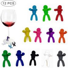 Silicone Drink Markers for Wine Lovers, Decorative Signs for Cocktail Hours, High Quality Silicone Ensures Safe and Long-lasting Use