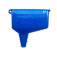 Automotive Funnel For Oil Change, Sturdy Plastic Material Transmission Fluid Funnel, Precise And Large Bore Design For Quick Refueling (Blue)