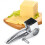 Râpe à fromage rotative facile à utiliser, coupe nette et précise pour un râpage rapide et sûr, tambours interchangeables compatibles 2