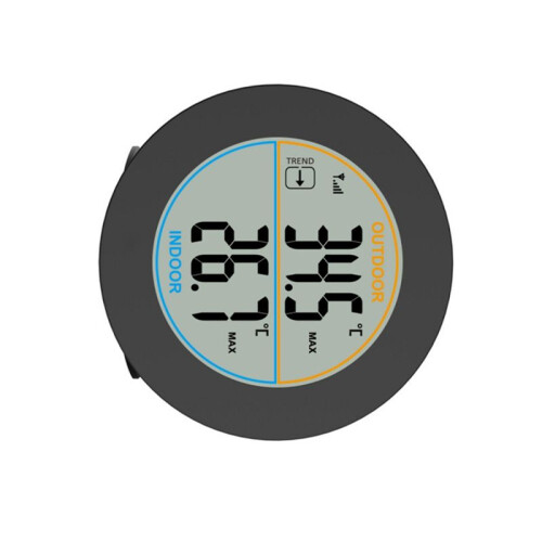 Wireless Thermometer LCD Display Indoor Temperature Monitor Wall Table Mount Digital Record Meter C/F Switchable Sensor 1