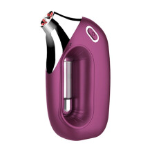 Instrumento Portátil de Injeção de Oxigênio para Pele Facial, Névoa Hidratante, Aerógrafo, Cilindro de Oxigênio Atualizado, Vermelho