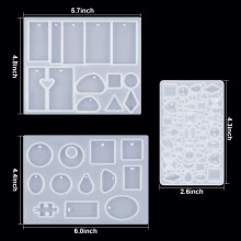 Kreatives Harz-Schmuckset, sichere und langlebige Silikonformen für DIY-Schmuckliebhaber, verbesserte Version aus hochwertigem Silikon, einfach zu
