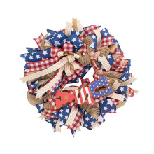 4th of Julys Wreath for Front Door Memorials Day Independences