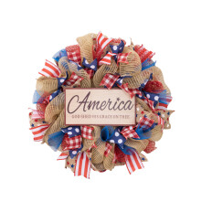 Couronne du jour de l'indépendance, couronne patriotique, décors