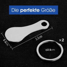 Einkaufswagenöffner, unzerstörbare Einkaufswagen-Entriegelungsschlüssel, Einkaufswagenentferner aus Edelstahl für ultraleichten, tragbaren