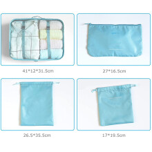 Rejseledsager, foldbar bagageopbevaringstaske i holdbart materiale med bærbart håndtag, vandafvisende nylon, pladsbesparende til rejser, velegnet
